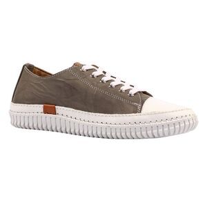 Lunar Womens/Ladies Truffle II Leather Sneakers / Gray
